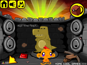 Игра Счастливая Обезьянка 458: Три Идола — Часть 2 (Monkey GO Happy Stage 458: The Three Idols — Chapter 2) — играть онлайн бесплатно (изображение №5)