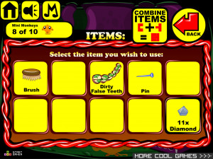 Игра Счастливая Обезьянка 459: День Осьминога  (Monkey GO Happy Stage 459: Day of the Octopus Theme) — играть онлайн бесплатно (изображение №5)