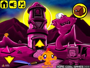 Игра Счастливая Обезьянка 460: Три Идола — Часть 3 (Monkey GO Happy Stage 460: The Three Idols — Chapter 3) — играть онлайн бесплатно (изображение №5)