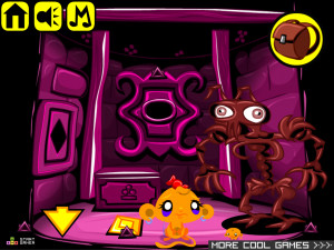 Игра Счастливая Обезьянка 460: Три Идола — Часть 3 (Monkey GO Happy Stage 460: The Three Idols — Chapter 3) — играть онлайн бесплатно (изображение №6)