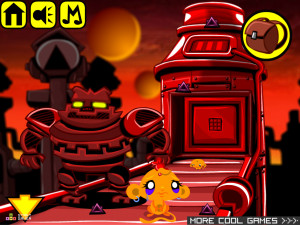 Игра Счастливая Обезьянка 460: Три Идола — Часть 3 (Monkey GO Happy Stage 460: The Three Idols — Chapter 3) — играть онлайн бесплатно (изображение №7)