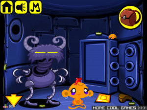 Игра Счастливая Обезьянка 462: Три Идола — Часть 4 (Monkey GO Happy Stage 462: The Three Idols — Chapter 4) — играть онлайн бесплатно (изображение №7)