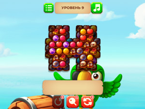 Игра Маджонг Пираты: Планета Сокровищ (Treasure Planet Mahjong Pirat) — играть онлайн бесплатно (изображение №3)