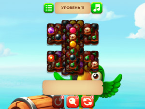 Игра Маджонг Пираты: Планета Сокровищ (Treasure Planet Mahjong Pirat) — играть онлайн бесплатно (изображение №4)