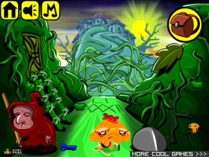 Игра Счастливая Обезьянка 464: Четыре Свитка — Глава 8 (Monkey GO Happy Stage 464: The Four Scrolls — Chapter 8) — играть онлайн бесплатно (изображение №2)