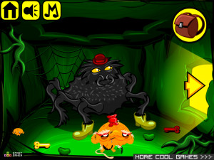 Игра Счастливая Обезьянка 464: Четыре Свитка — Глава 8 (Monkey GO Happy Stage 464: The Four Scrolls — Chapter 8) — играть онлайн бесплатно (изображение №3)