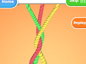 Игра Запутанные Веревки (Tangled Rope Fun) — играть онлайн бесплатно (изображение №3)