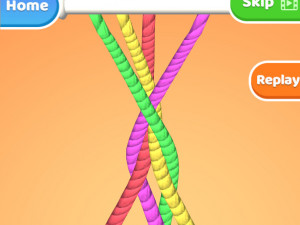 Игра Запутанные Веревки (Tangled Rope Fun) — играть онлайн бесплатно (изображение №5)