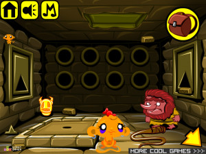 Игра Счастливая Обезьянка 468: Золотая Чаша (Monkey GO Happy Stage 468: Golden Chalice) — играть онлайн бесплатно (изображение №4)