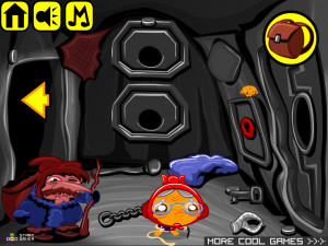 Игра Счастливая Обезьянка 470: Снежная Пещера (Monkey GO Happy Stage 470: Snow Cave) — играть онлайн бесплатно (изображение №7)