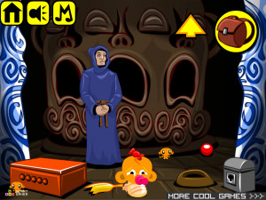 Игра Счастливая Обезьянка 473: Сломанный Банан — Тень Обезьян (Monkey GO Happy Stage 473: Broken Banana — Shadow of the Monkeys Theme) — играть онлайн бесплатно (изображение №4)