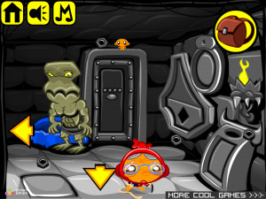 Игра Счастливая Обезьянка 474: Глубокое Подземелье — Часть 1 (Monkey GO Happy Stage 474: Deep Dungeon — Chapter 1) — играть онлайн бесплатно (изображение №5)