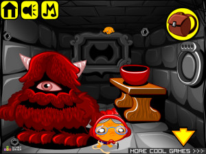 Игра Счастливая Обезьянка 474: Глубокое Подземелье — Часть 1 (Monkey GO Happy Stage 474: Deep Dungeon — Chapter 1) — играть онлайн бесплатно (изображение №7)