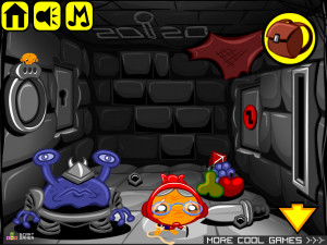 Игра Счастливая Обезьянка 474: Глубокое Подземелье — Часть 1 (Monkey GO Happy Stage 474: Deep Dungeon — Chapter 1) — играть онлайн бесплатно (изображение №8)