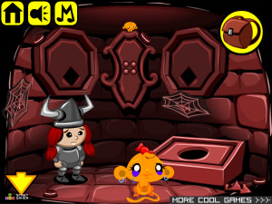 Игра Счастливая Обезьянка 476: Глубокое Подземелье — Часть 2 (Monkey GO Happy Stage 476: Deep Dungeon — Chapter 2) — играть онлайн бесплатно (изображение №6)