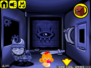 Игра Счастливая Обезьянка 478: Глубокое Подземелье — Часть 3 (Monkey GO Happy Stage 478: Deep Dungeon — Chapter 3) — играть онлайн бесплатно (изображение №5)