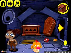 Игра Счастливая Обезьянка 478: Глубокое Подземелье — Часть 3 (Monkey GO Happy Stage 478: Deep Dungeon — Chapter 3) — играть онлайн бесплатно (изображение №7)