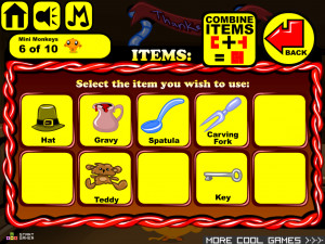 Игра Счастливая Обезьянка 479: День Благодарения 2020 (Monkey GO Happy Stage 479: Thanksgiving feast, in the time of Covid theme) — играть онлайн бесплатно (изображение №4)