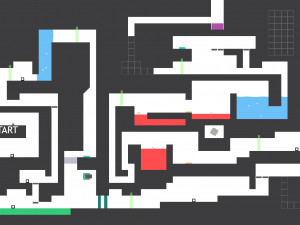 Игра Крошечный Квадратик в Большой Башне (Big Tower Tiny Square) — играть онлайн бесплатно (изображение №2)