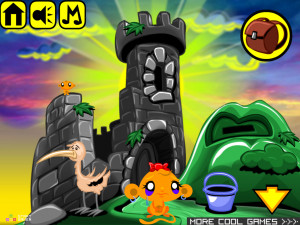 Игра Счастливая Обезьянка 480: Большая Рыба в Маленьком Пруду (Monkey GO Happy Stage 480: Big Fish in a small pond) — играть онлайн бесплатно (изображение №5)