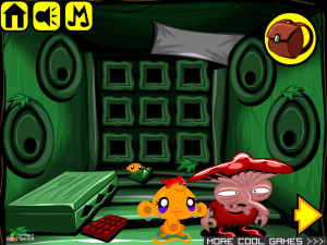 Игра Счастливая Обезьянка 480: Большая Рыба в Маленьком Пруду (Monkey GO Happy Stage 480: Big Fish in a small pond) — играть онлайн бесплатно (изображение №7)