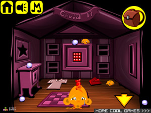 Игра Счастливая Обезьянка 481: Гринч Снежный Бой (Monkey GO Happy Stage 481: Covid Grinch SnowBall Fight Theme) — играть онлайн бесплатно (изображение №3)