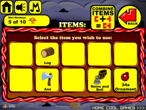 Игра Счастливая Обезьянка 482: Елочные Игрушки (Monkey GO Happy Stage 482: Tree Lights) — играть онлайн бесплатно (изображение №8)