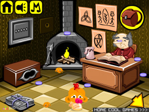 Игра Счастливая Обезьянка 483: В Поисках Настоящего Рождества (Monkey GO Happy Stage 483: The search for real Christmas Theme) — играть онлайн бесплатно (изображение №3)