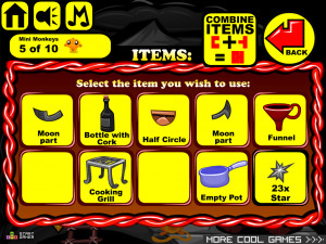 Игра Счастливая Обезьянка 488: Развлечение с Фейерверком (Monkey GO Happy Stage 488: Firecracker Fun) — играть онлайн бесплатно (изображение №7)