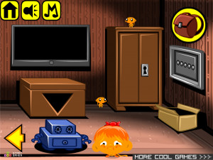 Игра Счастливая Обезьянка 489: Домашнее Обучение Темы Изменения Климата (Monkey GO Happy Stage 489: Home schooling / Climate Change theme) — играть онлайн бесплатно (изображение №3)