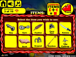 Игра Счастливая Обезьянка 490: Змеи (Monkey GO Happy Stage 490: Serpents) — играть онлайн бесплатно (изображение №5)