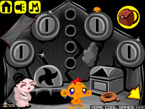 Игра Счастливая Обезьянка 490: Змеи (Monkey GO Happy Stage 490: Serpents) — играть онлайн бесплатно (изображение №6)