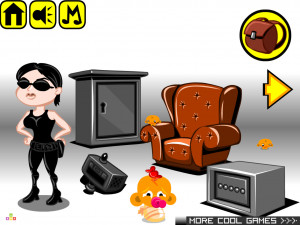 Игра Счастливая Обезьянка 491: Матрица — Нео, Тринити и Морфеус (Monkey GO Happy Stage 491: The Matrox, Neon, Tronity and Morpheon Theme) — играть онлайн бесплатно (изображение №4)