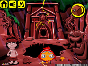 Игра Счастливая Обезьянка 492: Легенда О Козе (Monkey GO Happy Stage 492: Legend of the Goat) — играть онлайн бесплатно (изображение №2)