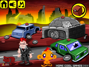 Игра Счастливая Обезьянка 493: 2021, Поиск Лучшего Года (Monkey GO Happy Stage 493: 2021, a search for a better year Theme) — играть онлайн бесплатно (изображение №2)