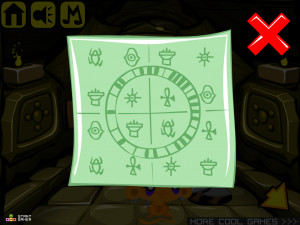 Игра Счастливая Обезьянка 494: Золотые Змеи (Monkey GO Happy Stage 494: Golden Snakes) — играть онлайн бесплатно (изображение №5)
