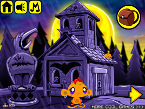 Игра Счастливая Обезьянка 498: The Undead (Monkey GO Happy Stage 498: Бессмертный) — играть онлайн бесплатно (изображение №2)