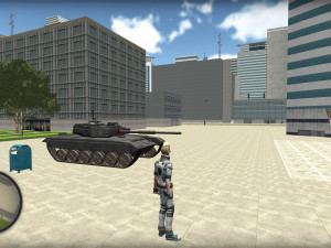 Игра Угонщик Автомобилей: Версия с Танком (Cars Thief: Tank Edition) — играть онлайн бесплатно (изображение №3)