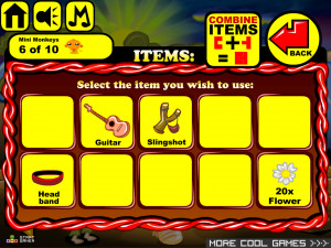 Игра Счастливая Обезьянка 499: Хиппи (Monkey GO Happy Stage 499: Bushfire / Avalanche / Hippie Theme) — играть онлайн бесплатно (изображение №4)