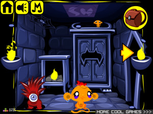 Игра Счастливая Обезьянка 500: Золотой Голем (Monkey GO Happy Stage 500: Golden Golem) — играть онлайн бесплатно (изображение №9)