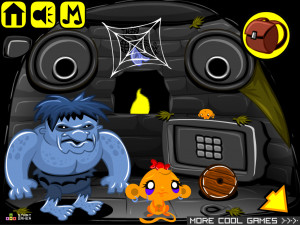 Игра Счастливая Обезьянка 502: Синяя Птица (Monkey GO Happy Stage 502: Blue Bird) — играть онлайн бесплатно (изображение №5)