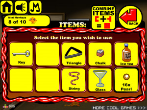 Игра Счастливая Обезьянка 503: Бильярд и Маппет-шоу (Monkey GO Happy Stage 503: Billiards/Pool Theme / The muppet show theme) — играть онлайн бесплатно (изображение №5)