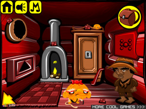 Игра Счастливая Обезьянка 506: Маленькие Зеленые Человечки (Monkey GO Happy Stage 506: Little Green Men) — играть онлайн бесплатно (изображение №4)