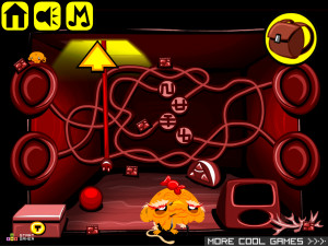 Игра Счастливая Обезьянка 506: Маленькие Зеленые Человечки (Monkey GO Happy Stage 506: Little Green Men) — играть онлайн бесплатно (изображение №6)