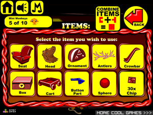 Игра Счастливая Обезьянка 506: Маленькие Зеленые Человечки (Monkey GO Happy Stage 506: Little Green Men) — играть онлайн бесплатно (изображение №7)