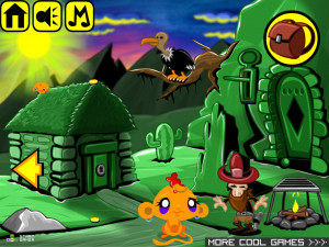 Игра Счастливая Обезьянка 508: Время Веселиться (Monkey GO Happy Stage 508: Party Time) — играть онлайн бесплатно (изображение №2)