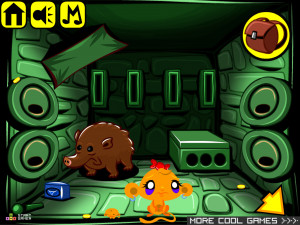 Игра Счастливая Обезьянка 508: Время Веселиться (Monkey GO Happy Stage 508: Party Time) — играть онлайн бесплатно (изображение №7)