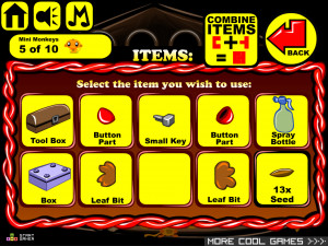 Игра Счастливая Обезьянка 509: Весенние Дожди, Цветы и Чудовищные Сорняки (Monkey GO Happy Stage 509: Spring showers, flowers & monster weeds Theme) — играть онлайн бесплатно (изображение №4)