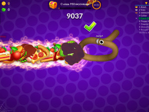 Игра Змейка Против Червячков (Snake vs Worms) — играть онлайн бесплатно (изображение №6)