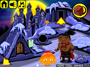 Игра Счастливая Обезьянка 512: Зов Дракона (Monkey GO Happy Stage 512: Call of the Dragon) — играть онлайн бесплатно (изображение №2)